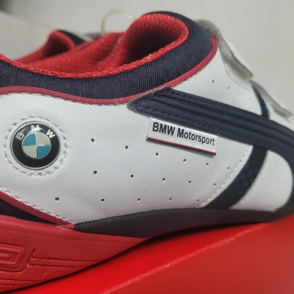 Puma Men's White and Red Sneakers - Picture 8 of 9